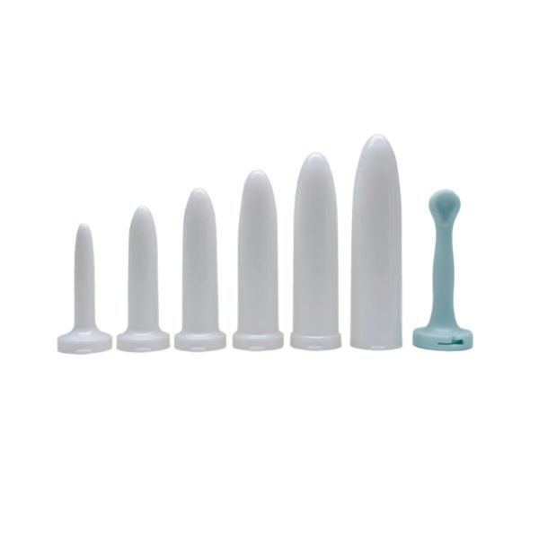 Vaginismus Vaginal Dilator (Set of Six Dilators plus Handle)