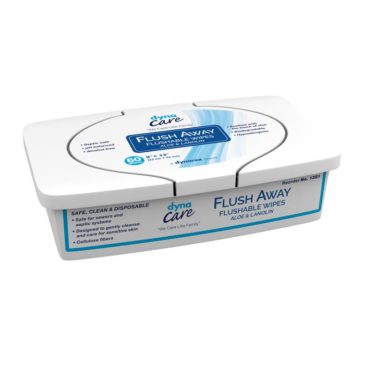 dynarex flushable wipes