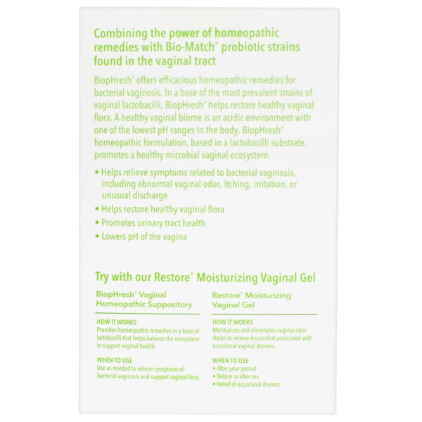 Good Clean Love - BiopHresh® Homeopathic Vaginal Suppository - Image 2