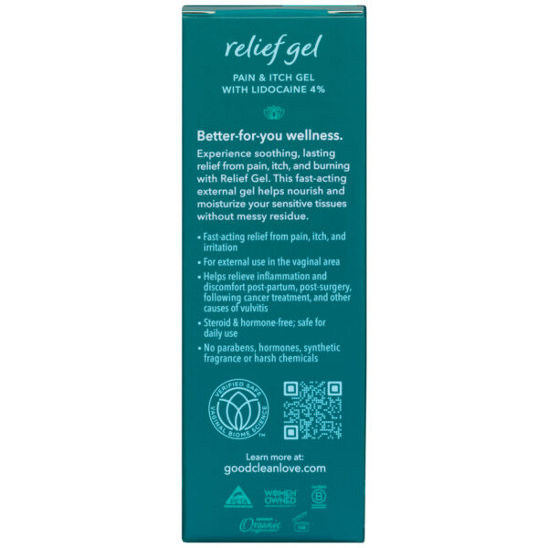 Good Clean Love - Relief Gel with 4% Lidocaine - Image 2