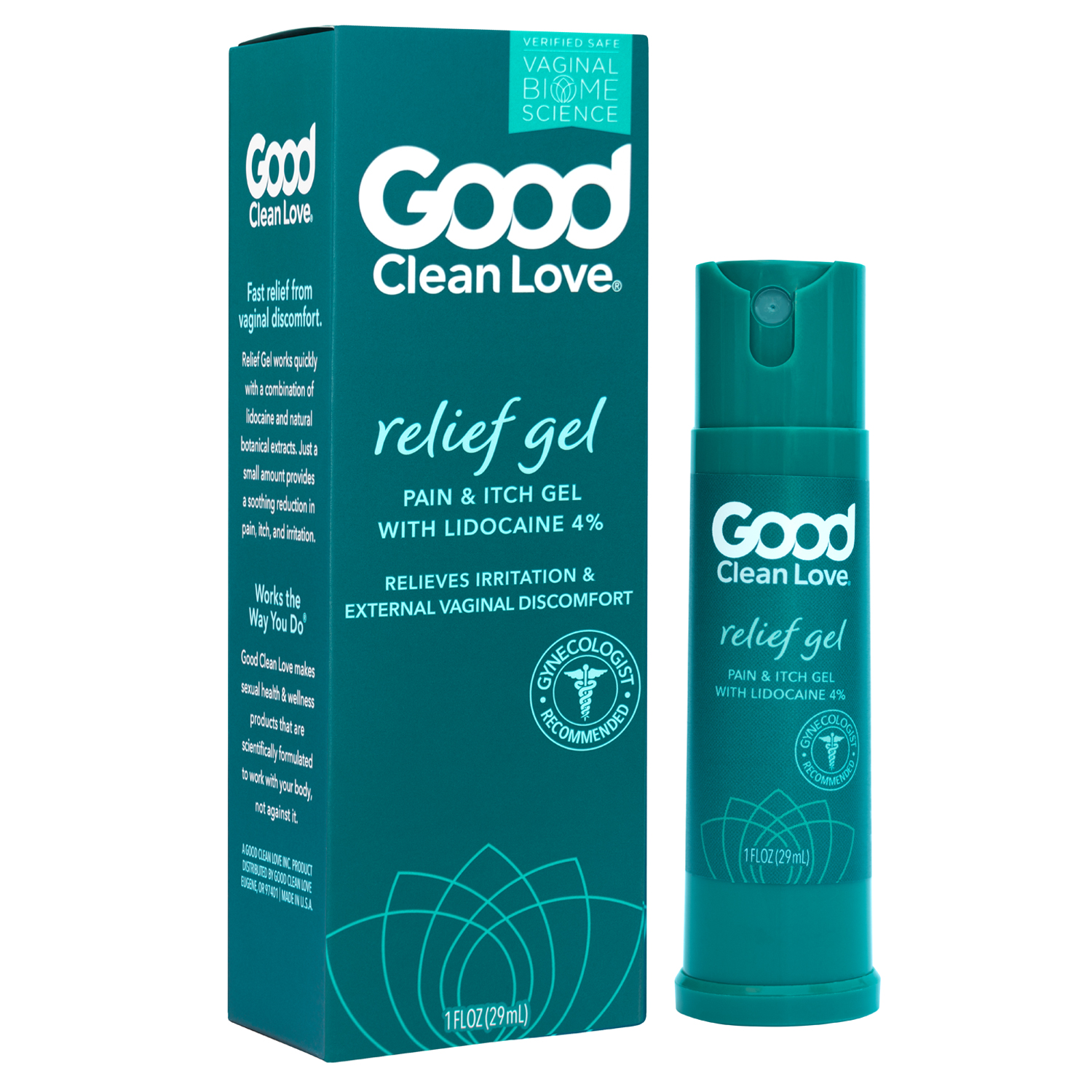 Good Clean Love – Relief Gel with 4% Lidocaine