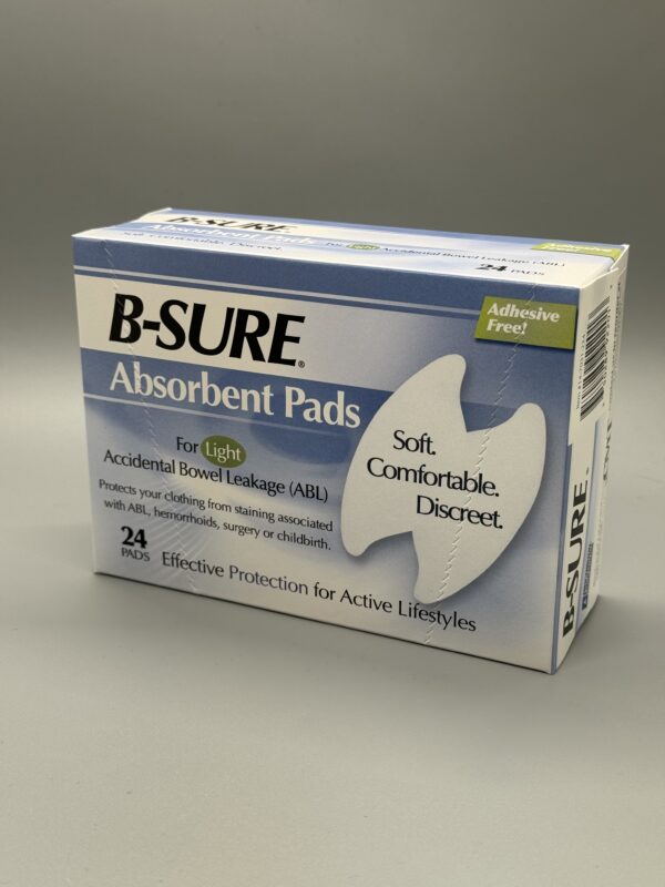 B-SURE Butterfly Absorbent Pads for Bowel Leakage