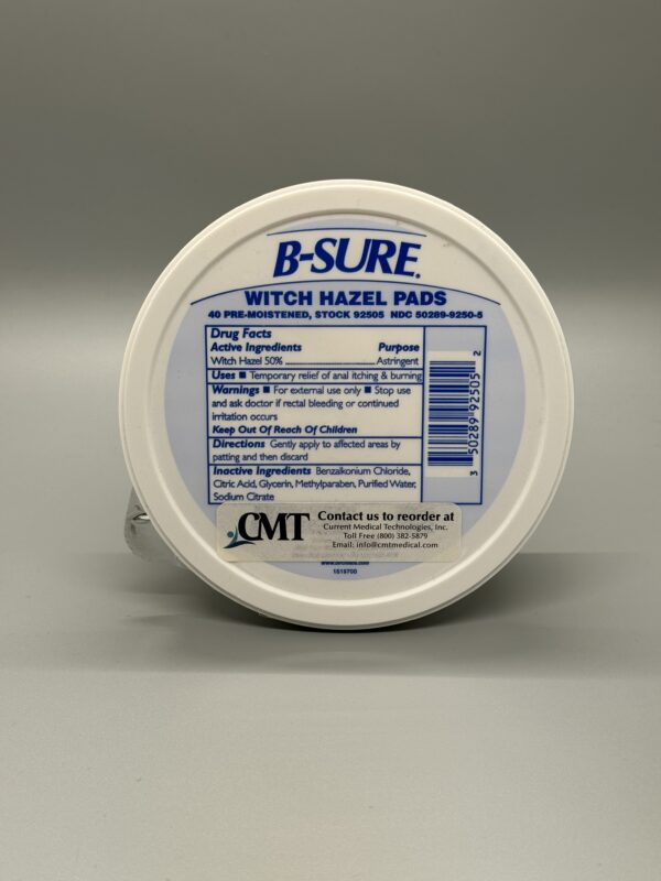 B-Sure Witch Hazel Pads