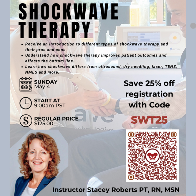 Shockwave Treatment - Remote Course - May 4 2025